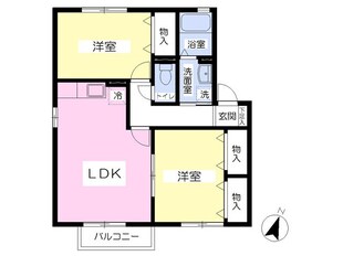 リジエールAの物件間取画像